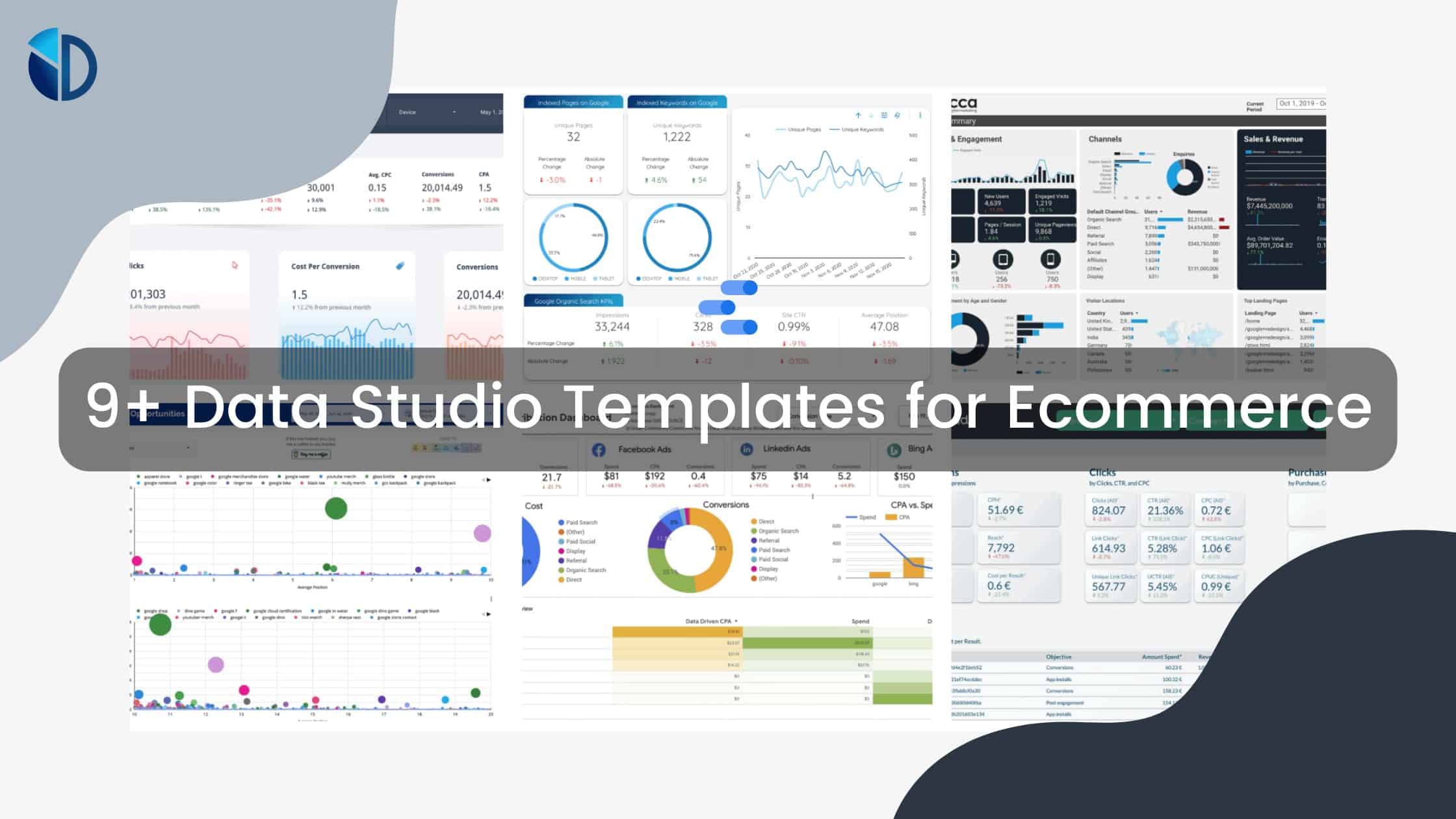 9+ Data Studio Templates for Ecommerce - Data Bloo