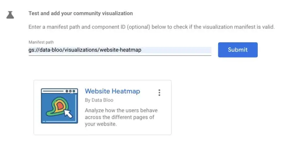 Data Bloo Heatmap Community Visualization