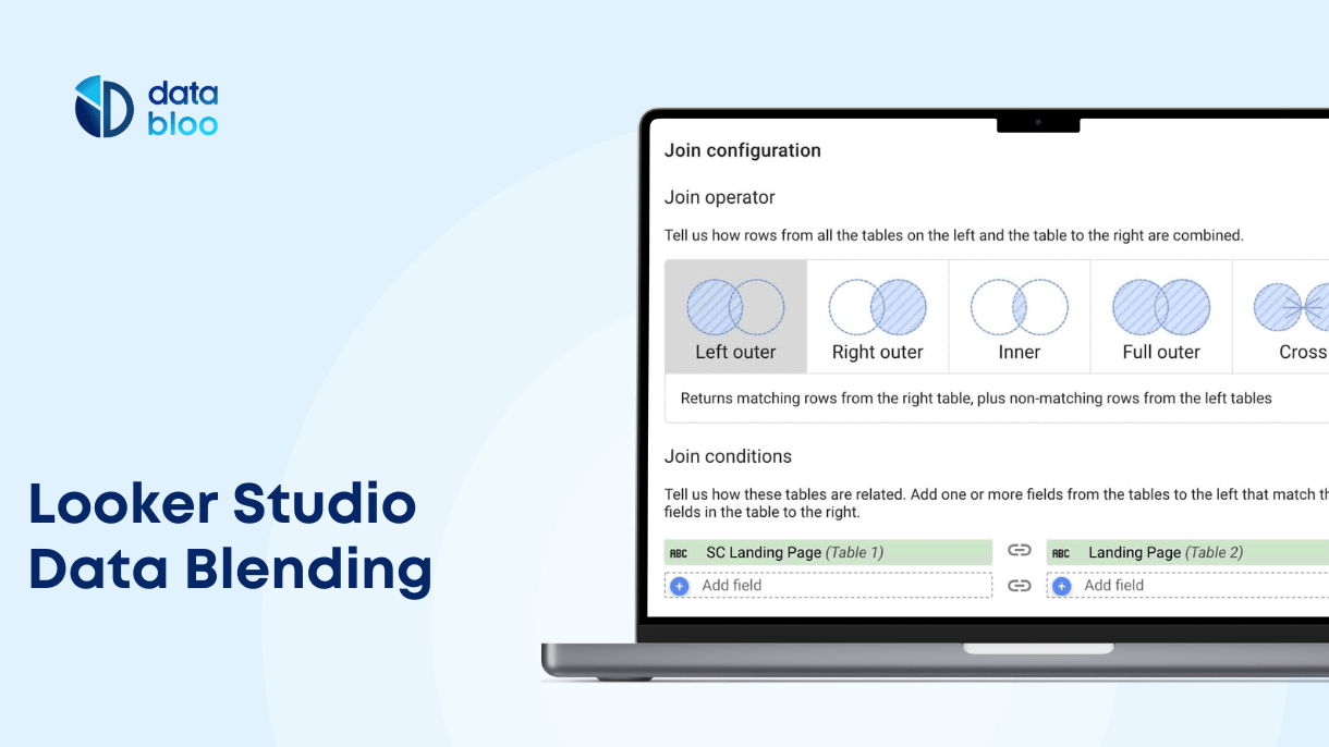 Looker Studio Data Blending - Data Bloo