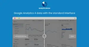 Data Bloo - Analytics4now - GA4 data with the standard interface