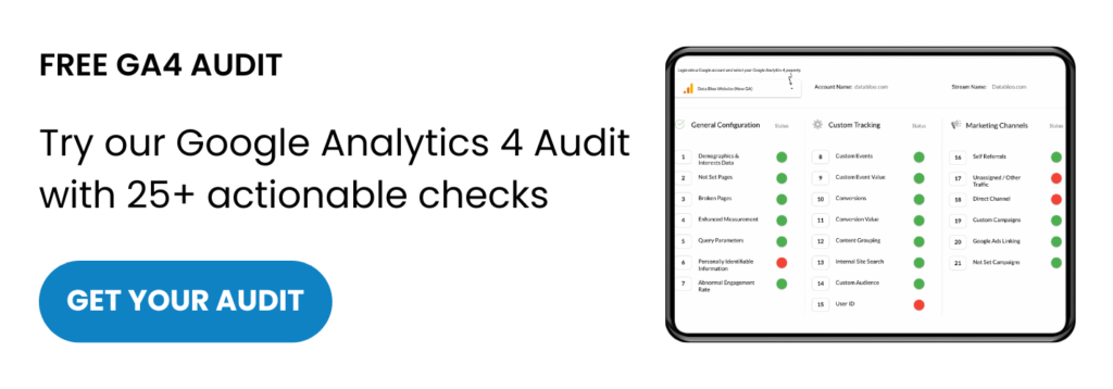 Free GA4 Audit - Data Bloo V1