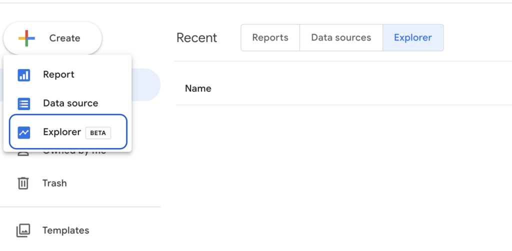 Looker Studio Explorer - Data Bloo