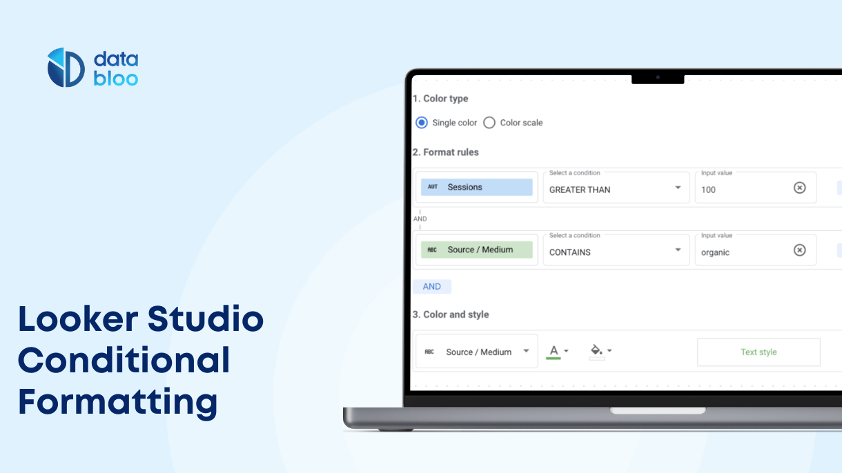 Looker Studio Conditional Formatting - Data Bloo