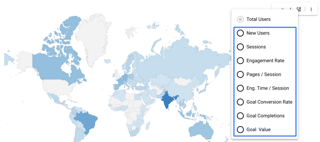 Looker Studio Optional Metrics Geo Map - Data Bloo