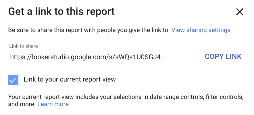 Report Action Button Looker Studio - Data Bloo