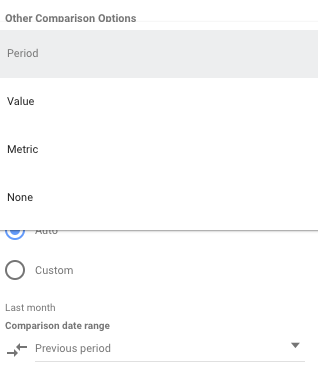 Looker Studio Scorecard Comparison Options - Data Bloo