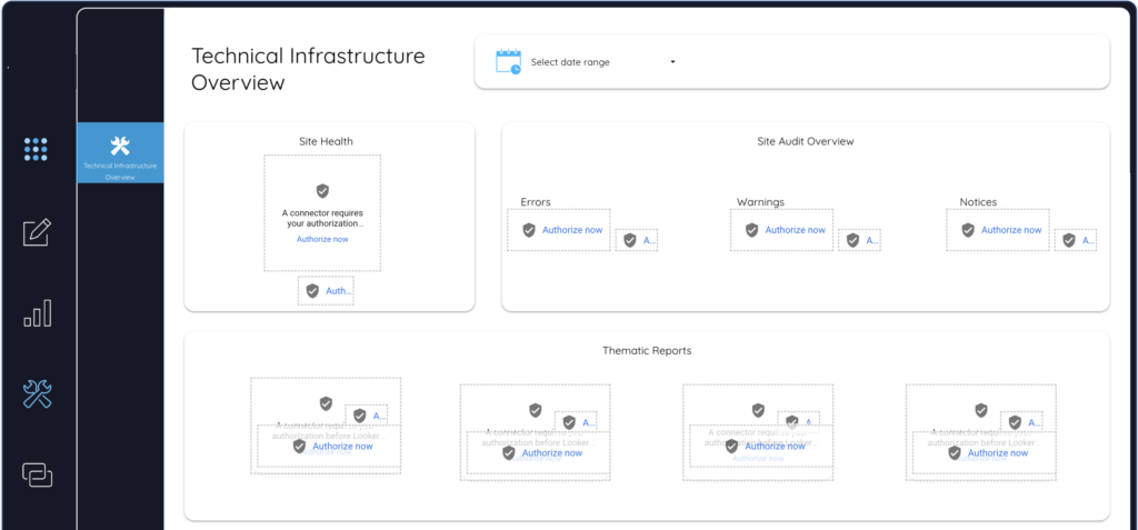 A connector requires your authorization before Looker Studio can display this component - Looker Studio