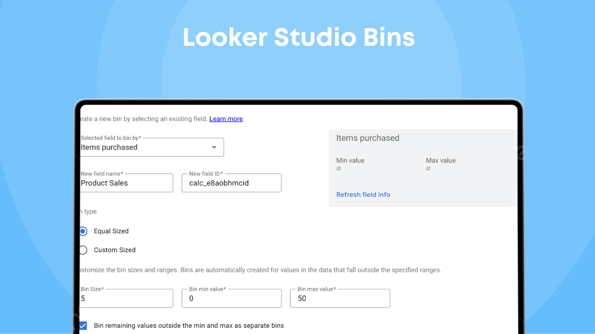 Looker Studio Bins - Data Bloo