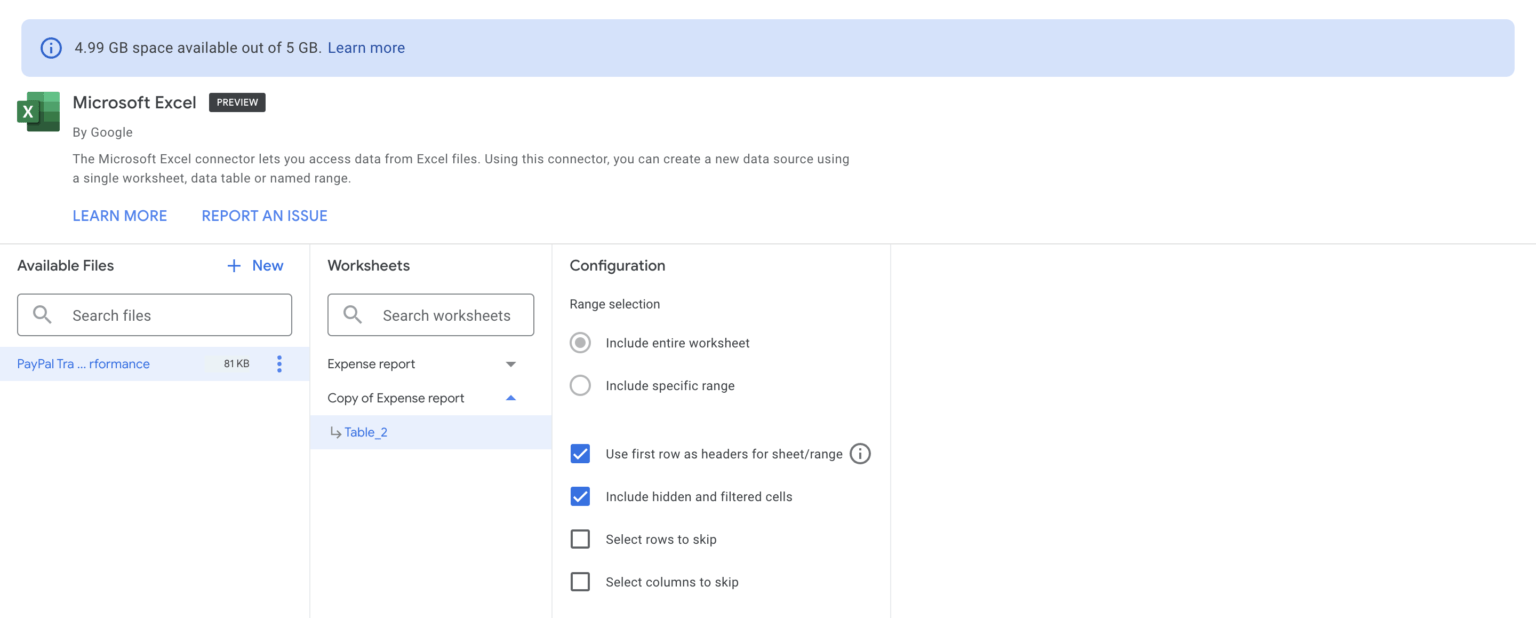 How to Connect Excel with Looker Studio - Data Bloo