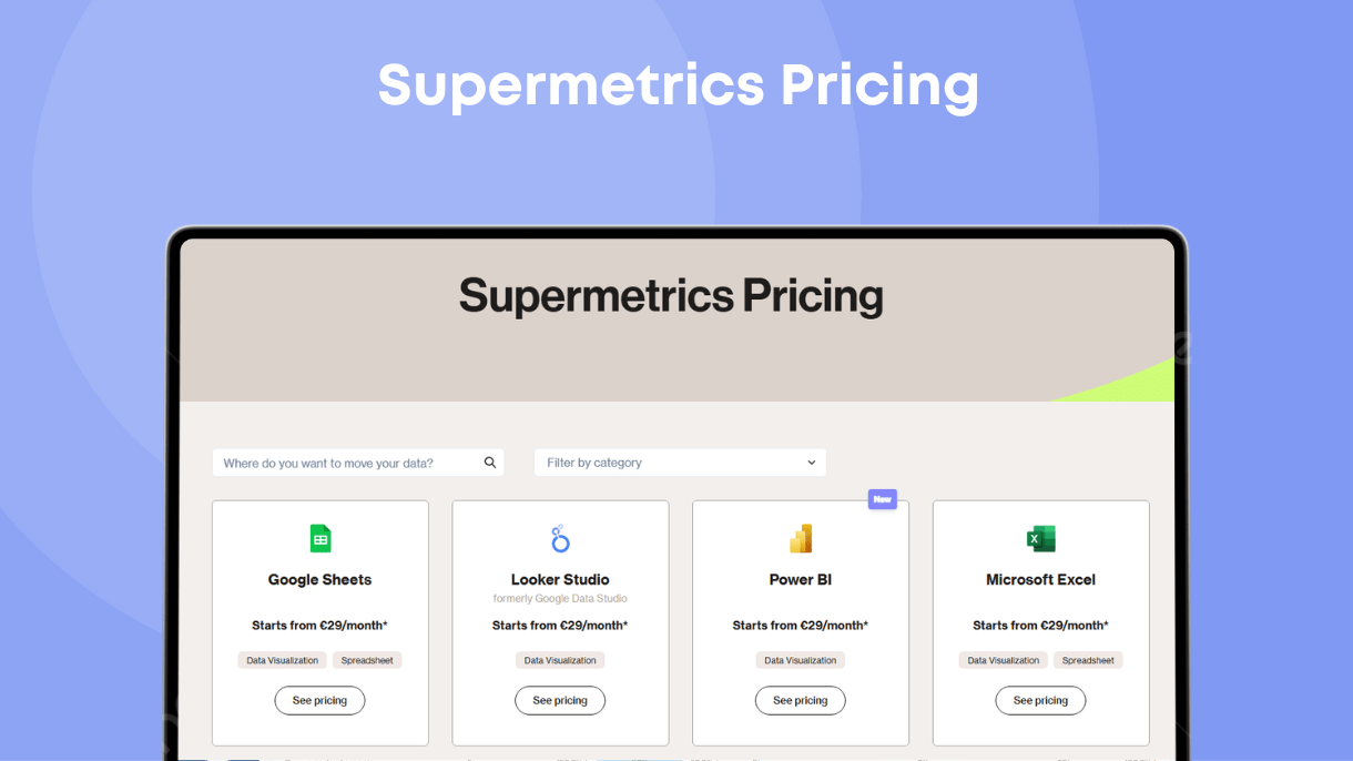 Supermetrics Pricing - Data Bloo