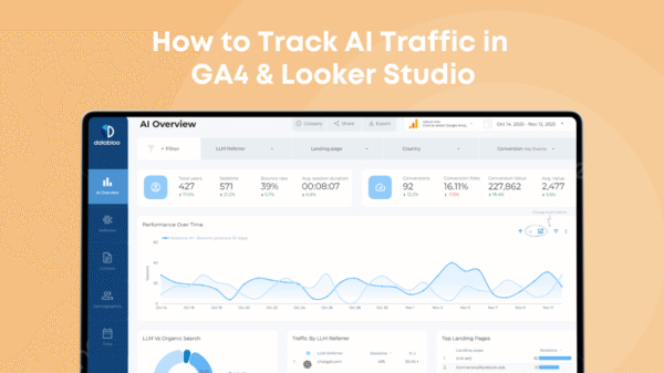 How to Track AI Traffic in GA4 & Looker Studio - Data Bloo