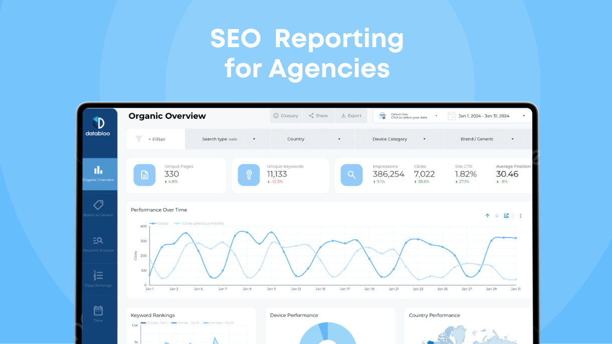 SEO Reporting for Agencies - Data Bloo